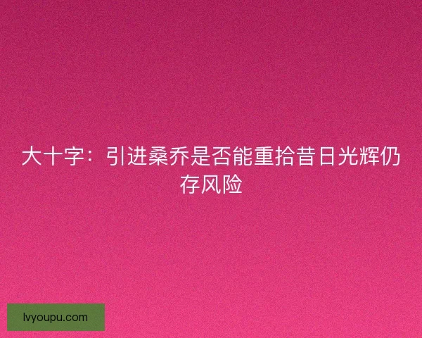 大十字：引进桑乔是否能重拾昔日光辉仍存风险